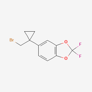 5-[1-(Bromomethyl)cyclopropyl]-2,2-difluoro-2H-1,3-benzodioxole