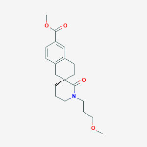 Methyl (S)-1'-(3-methoxypropyl)-2'-oxo-3,4-dihydro-1H-spiro[naphthalene-2,3'-piperidine]-6-carboxylate