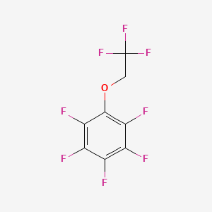 molecular formula C8H2F8O B1305832 (2,2,2-Trifluoroethoxy)pentafluorobenzene CAS No. 6669-03-0