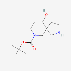 tert-Butyl 10-hydroxy-2,7-diazaspiro[4.5]decane-7-carboxylate