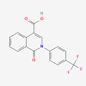 1-Oxo-2-(4-(trifluoromethyl)phenyl)-1,2-dihydroisoquinoline-4-carboxylic acid