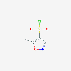 molecular formula C4H4ClNO3S B1305840 5-Methyl-4-isoxazolesulfonyl chloride CAS No. 321309-26-6