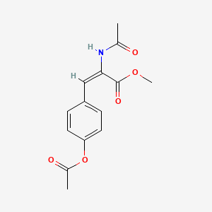 Methyl 2-acetamido-3-(4-acetoxyphenyl)acrylate