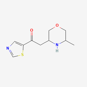 2-(5-Methylmorpholin-3-yl)-1-(1,3-thiazol-5-yl)ethan-1-one