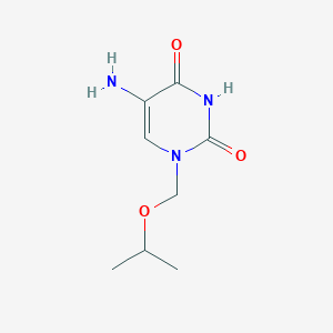 5-Amino-1-[(propan-2-yloxy)methyl]-1,2,3,4-tetrahydropyrimidine-2,4-dione