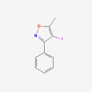 molecular formula C10H8INO B1305843 4-Iodo-5-methyl-3-phenylisoxazole CAS No. 31295-66-6