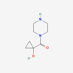 1-(Piperazine-1-carbonyl)cyclopropan-1-ol