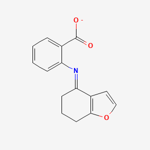 [(4Z)-4,5,6,7-tetrahydro-1-benzofuran-4-ylidene]aminobenzoate