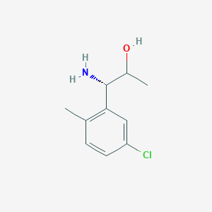 (1S)-1-Amino-1-(5-chloro-2-methylphenyl)propan-2-OL