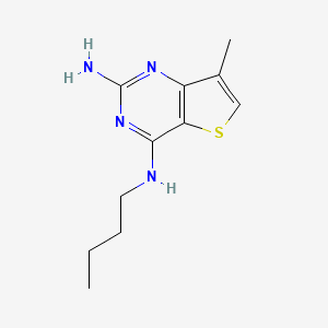 N4-Butyl-7-methylthieno[3,2-D]pyrimidine-2,4-diamine