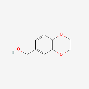 molecular formula C9H10O3 B1305846 2,3-Dihydro-1,4-benzodioxin-6-ylmethanol CAS No. 39270-39-8
