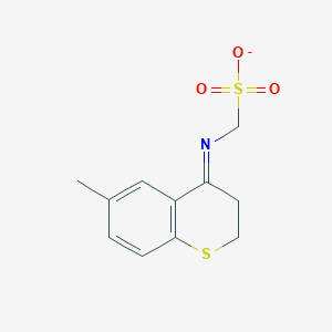 [(4E)-6-methyl-3,4-dihydro-2H-1-benzothiopyran-4-ylidene]aminomethanesulfonate