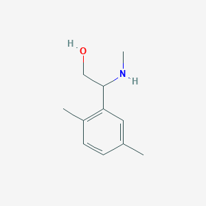 2-(2,5-Dimethylphenyl)-2-(methylamino)ethan-1-OL