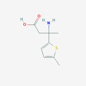 3-Amino-3-(5-methylthiophen-2-YL)butanoic acid