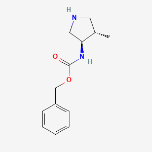 Benzyl ((3R,4S)-4-methylpyrrolidin-3-yl)carbamate