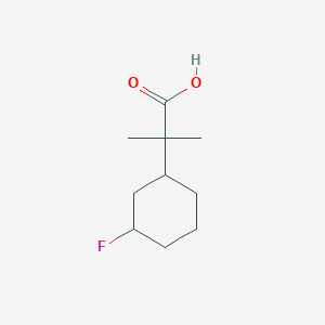 2-(3-Fluorocyclohexyl)-2-methylpropanoic acid