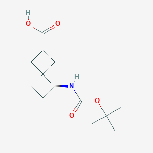 (2R,4R,5S)-5-((tert-butoxycarbonyl)amino)spiro[3.3]heptane-2-carboxylic acid