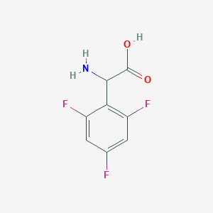 2-Amino-2-(2,4,6-trifluorophenyl)acetic acid