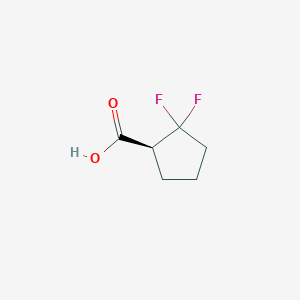 (1S)-2,2-Difluorocyclopentane-1-carboxylicacid