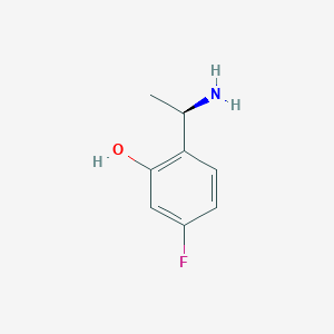 (R)-2-(1-Aminoethyl)-5-fluorophenol hcl