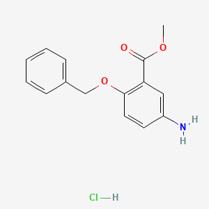 Methyl 5-amino-2-(benzyloxy)benzoate hydrochloride