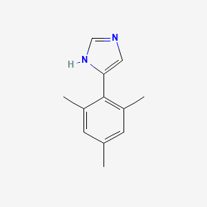 molecular formula C12H14N2 B13058624 5-(2,4,6-Trimethylphenyl)-1H-imidazole 