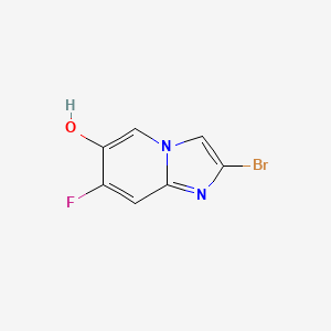 2-Bromo-7-fluoroimidazo[1,2-A]pyridin-6-OL