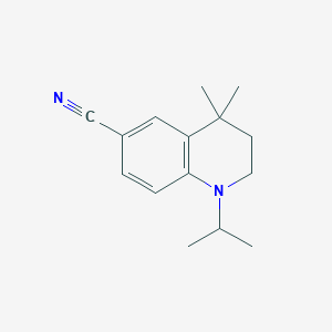 1-Isopropyl-4,4-dimethyl-1,2,3,4-tetrahydroquinoline-6-carbonitrile