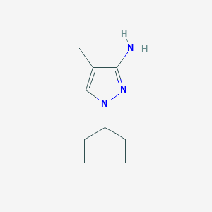 4-methyl-1-(pentan-3-yl)-1H-pyrazol-3-amine