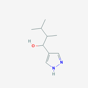 2,3-Dimethyl-1-(1H-pyrazol-4-yl)butan-1-ol