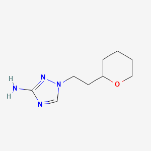 1-[2-(Oxan-2-yl)ethyl]-1H-1,2,4-triazol-3-amine