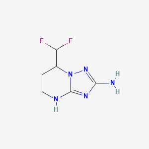 7-(Difluoromethyl)-4H,5H,6H,7H-[1,2,4]triazolo[1,5-a]pyrimidin-2-amine