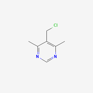 molecular formula C7H9ClN2 B13058943 5-(Chloromethyl)-4,6-dimethylpyrimidine 