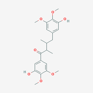 molecular formula C22H28O7 B13059053 Coccilignan A 