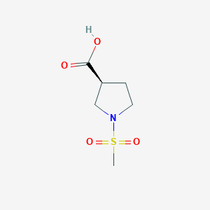 (3S)-1-Methanesulfonylpyrrolidine-3-carboxylicacid