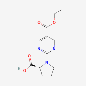 (5-(Ethoxycarbonyl)pyrimidin-2-YL)-D-proline