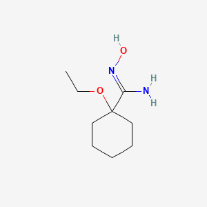 1-Ethoxy-N'-hydroxycyclohexane-1-carboximidamide