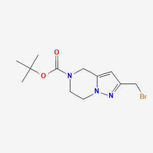 tert-Butyl 2-(bromomethyl)-6,7-dihydropyrazolo[1,5-a]pyrazine-5(4H)-carboxylate