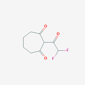 2-(2,2-Difluoroacetyl)cycloheptane-1,3-dione