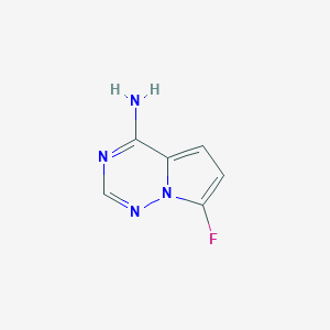 7-Fluoropyrrolo[2,1-f][1,2,4]triazin-4-amine