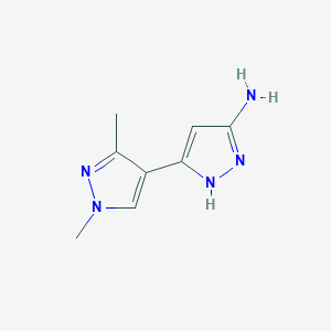 3-(1,3-Dimethyl-1H-pyrazol-4-yl)-1H-pyrazol-5-amine