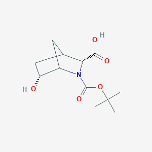 Racemic-(1S,3S,4R,6S)-2-(Tert-Butoxycarbonyl)-6-Hydroxy-2-Azabicyclo[2.2.1]Heptane-3-CarboxylicAcid