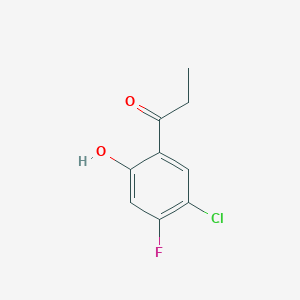 1-(5-Chloro-4-fluoro-2-hydroxyphenyl)propan-1-one