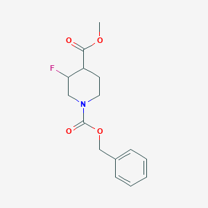 1-Benzyl 4-methyl 3-fluoropiperidine-1,4-dicarboxylate