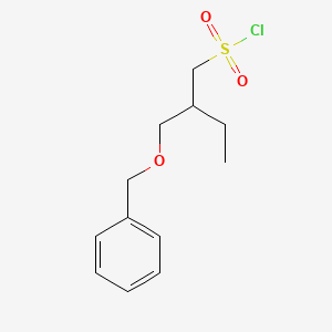 2-((Benzyloxy)methyl)butane-1-sulfonyl chloride