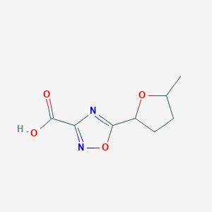 5-(5-Methyloxolan-2-yl)-1,2,4-oxadiazole-3-carboxylic acid