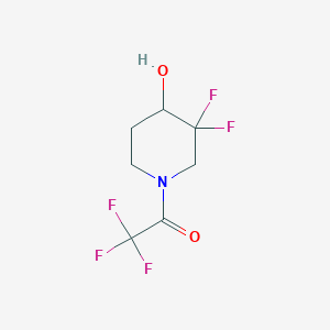 1-(3,3-Difluoro-4-hydroxypiperidin-1-yl)-2,2,2-trifluoroethan-1-one