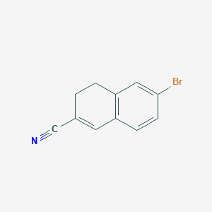 6-Bromo-3,4-dihydronaphthalene-2-carbonitrile