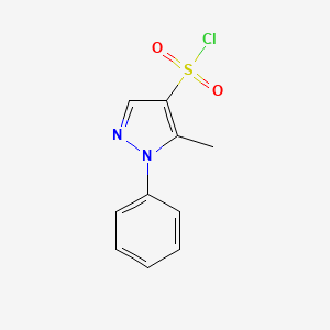 B1305941 5-methyl-1-phenyl-1H-pyrazole-4-sulfonyl chloride CAS No. 342405-38-3