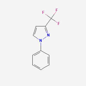 molecular formula C10H7F3N2 B1305945 1-苯基-3-(三氟甲基)-1H-吡唑 CAS No. 99498-65-4